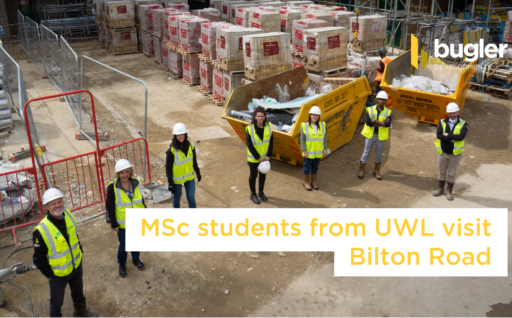 MSc students from the University of West London visit Bilton Road