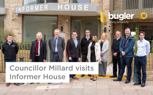 Councillor Millard visits Informer House, Teddington