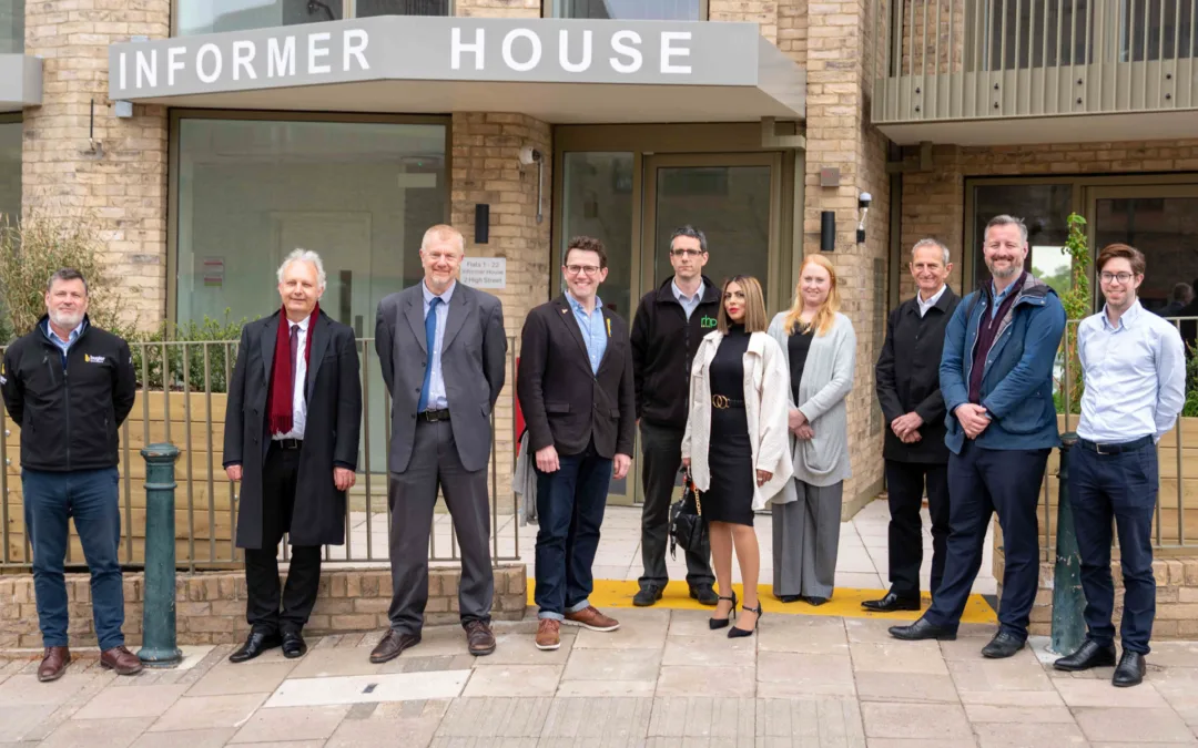 Councillor Millard visits Informer House, Teddington