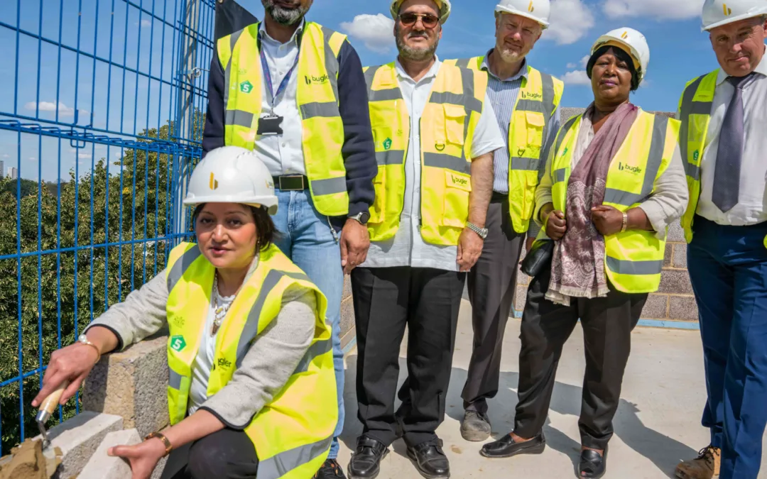 Mayor Fiaz leads Topping Out Ceremony at Plashet Road