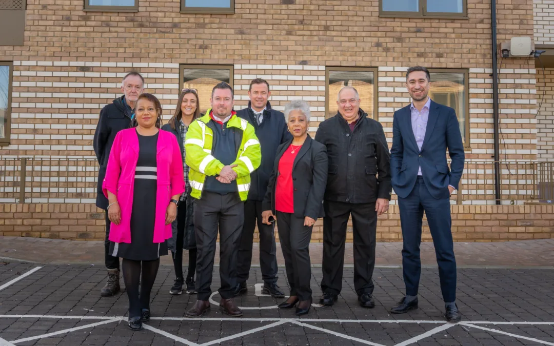 Mayor of Lewisham Damien Egan visits Wellington Close