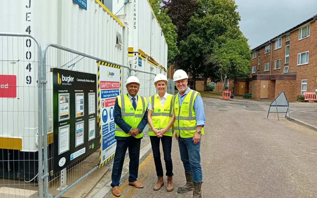 Cllr. Mahmood visits Buckingham Avenue in Perivale