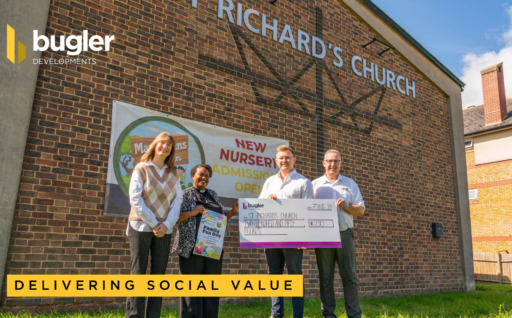 Bugler Developments donation to St Richard’s Church, Northolt