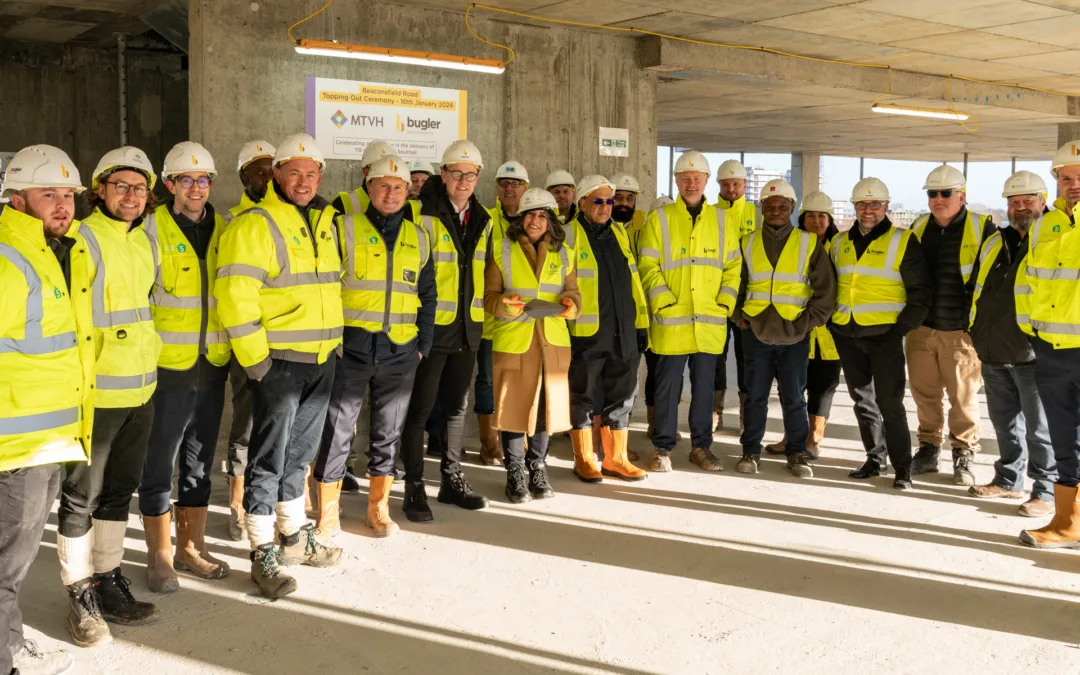 Topping Out at Beaconsfield Road