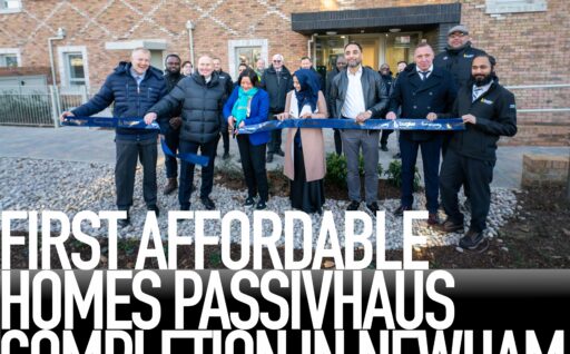 First Affordable Homes Passivhaus Completion in Newham