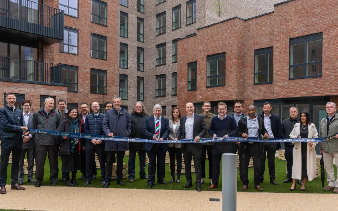 Celebrating completion at Bell Road