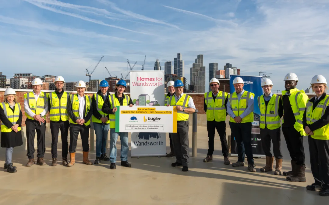 Celebrating Topping Out at Patmore Street