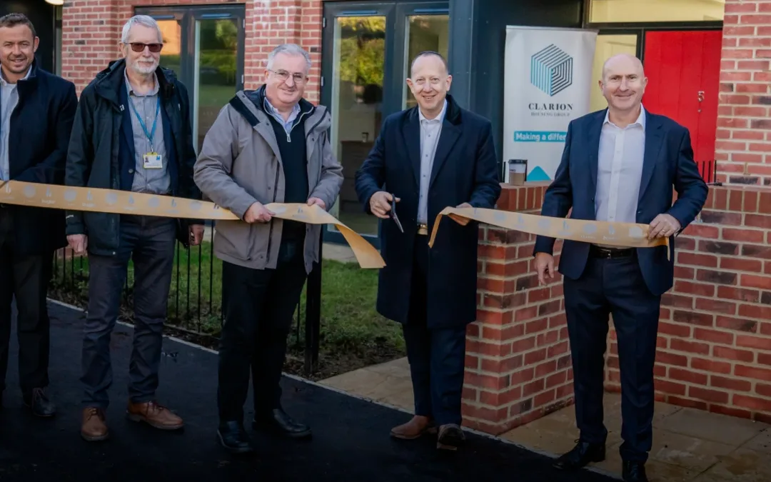 Celebrating completion at Windsor Close