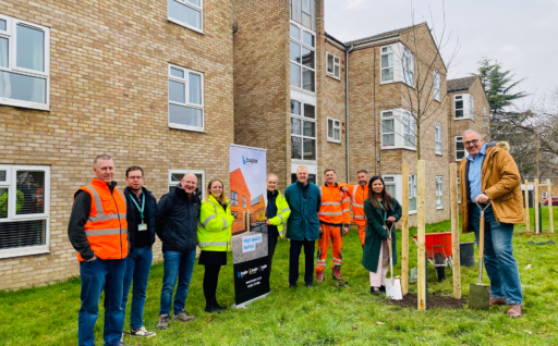 Dacorum Borough Council plants new trees in partnership with Bugler Developments