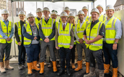Celebrating Topping Out at Beech Tree Place