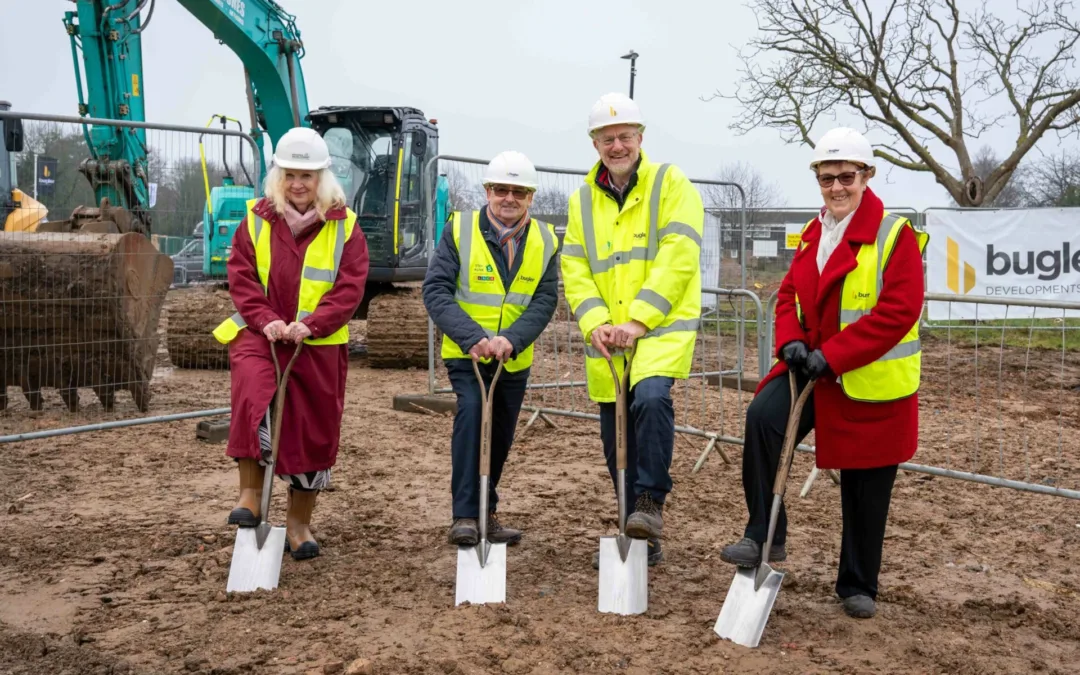 Celebrating Groundbreaking at The Oval