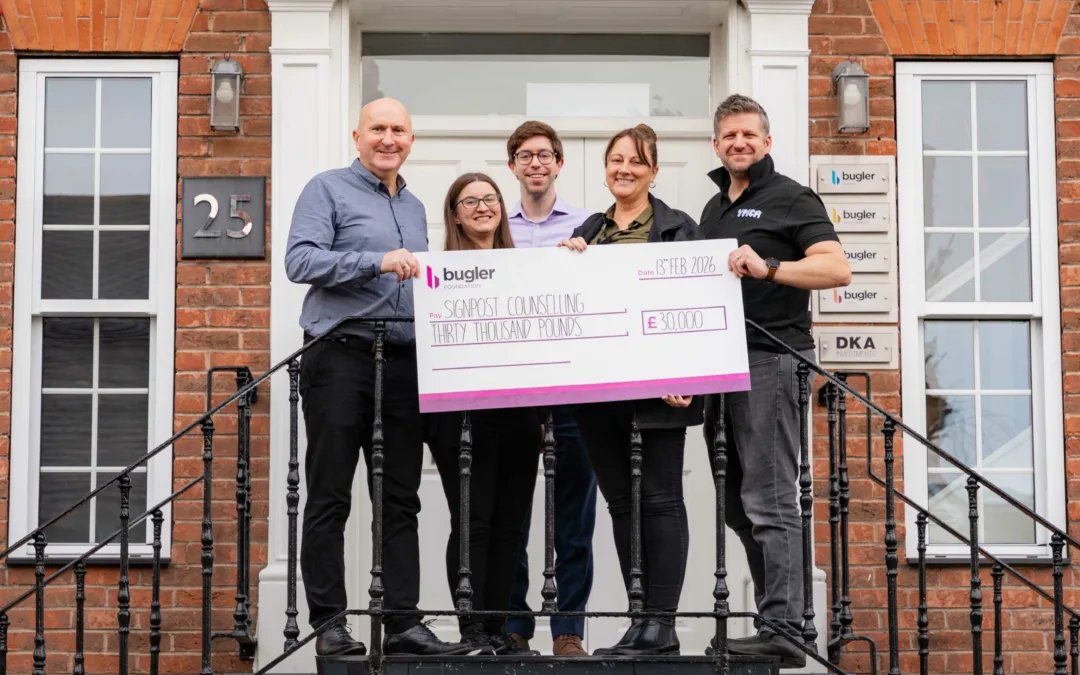 Bugler Foundation funds 1,000 Signpost Counselling sessions